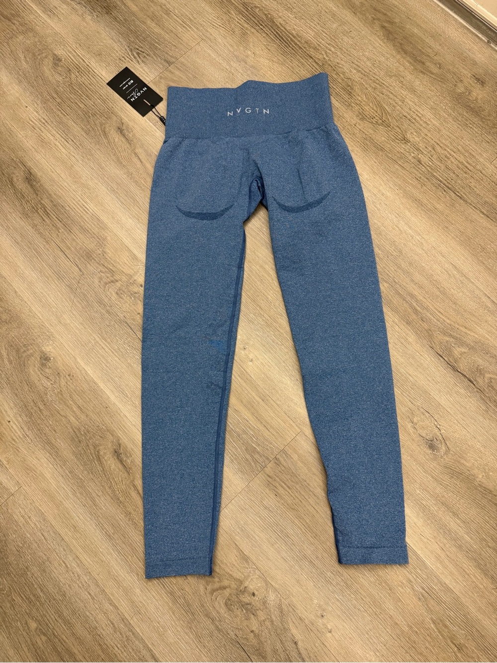 NVGTN Navi Seamless Leggings Women’s S Blue Activewear 274